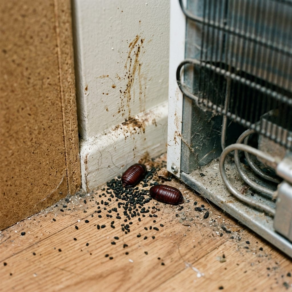 Cockroach Infestation Signs